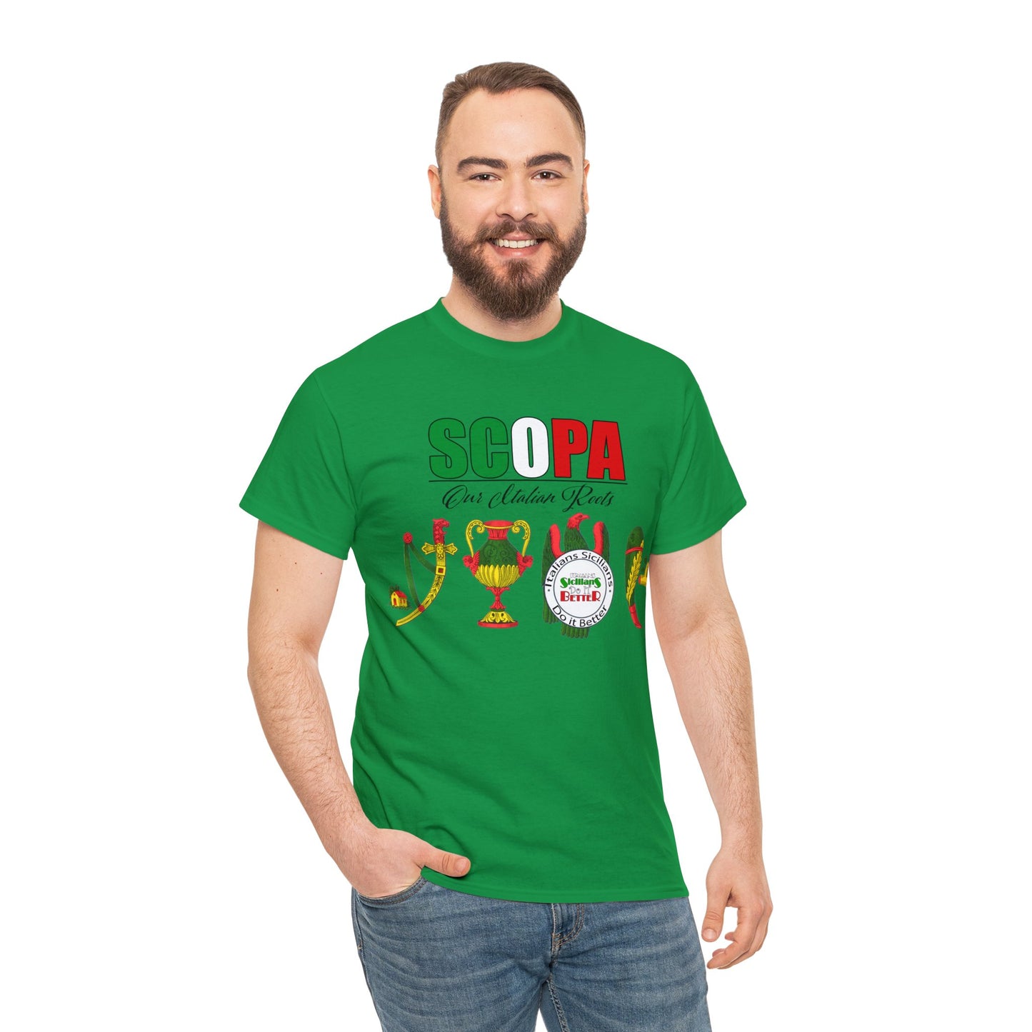 SCOPA Our Italian Roots - Italian Sicilian Tee Shirts