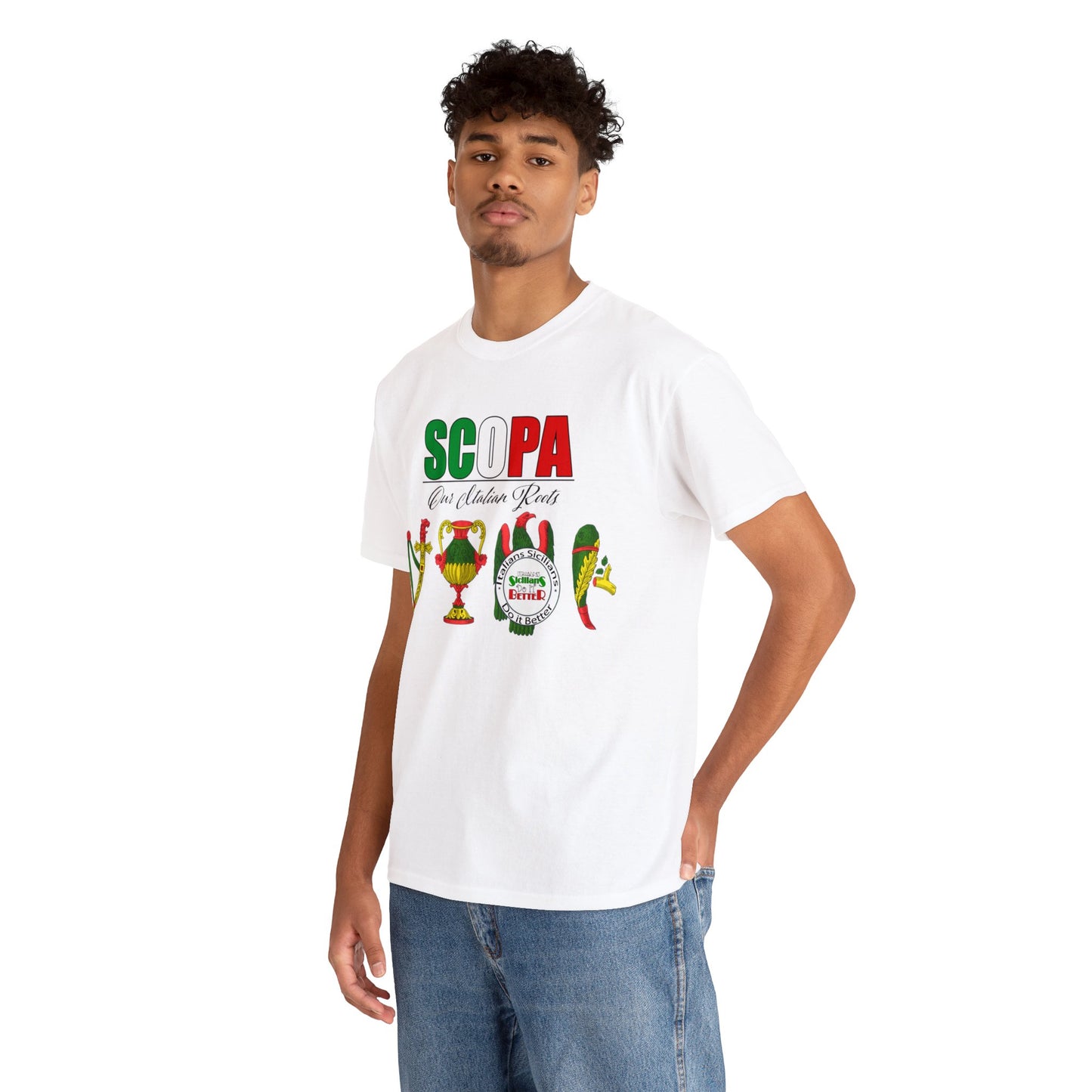 SCOPA Our Italian Roots - Italian Sicilian Tee Shirts