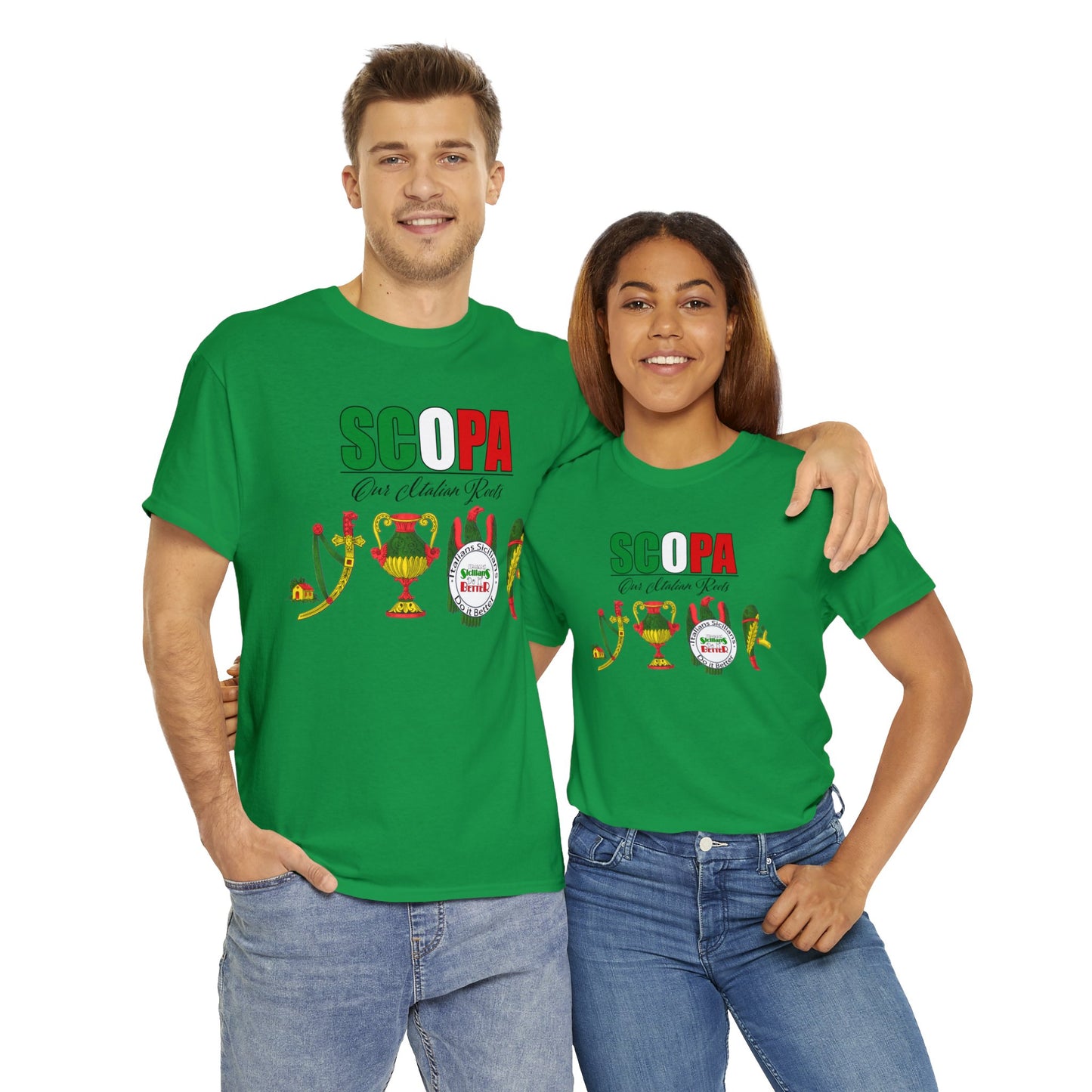 SCOPA Our Italian Roots - Italian Sicilian Tee Shirts