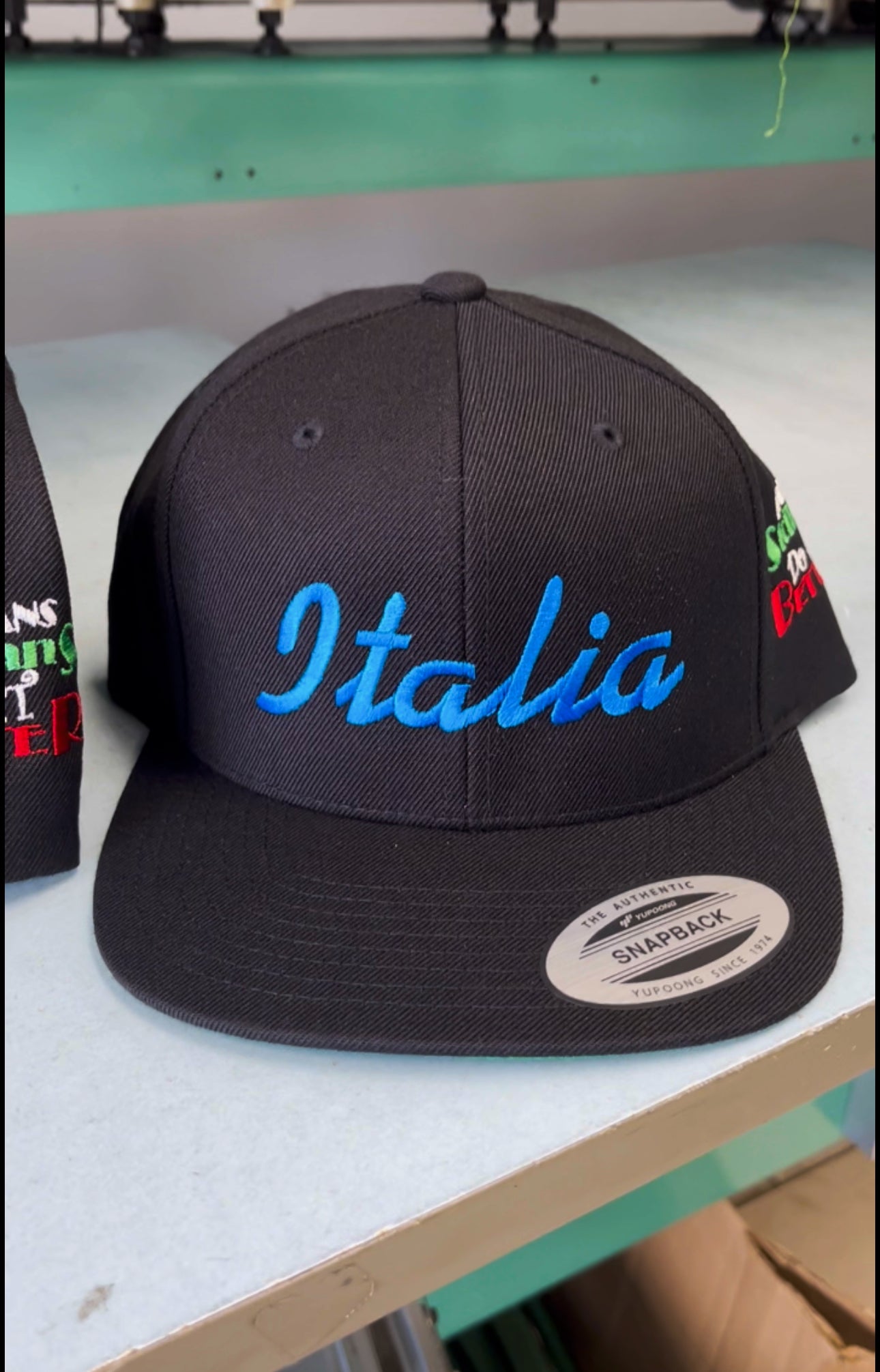 Italia Snap Back Hats