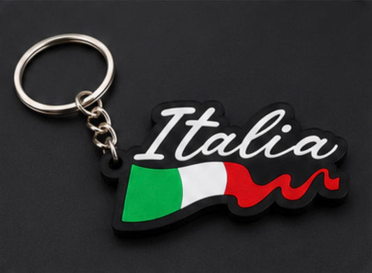 Italia Waving Flag Keychain – Italian Pride