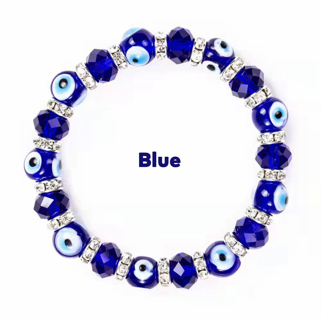 Handmade Evil Eye Beaded Bracelet – Unisex Protection Charm