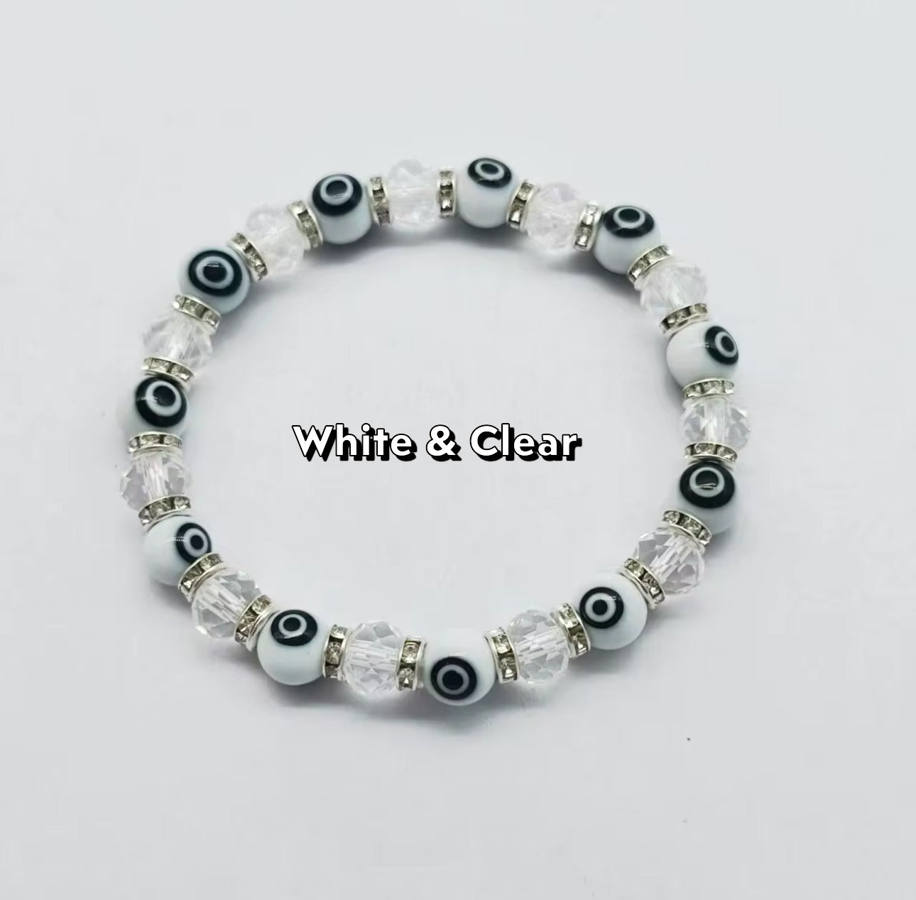 Handmade Evil Eye Beaded Bracelet – Unisex Protection Charm