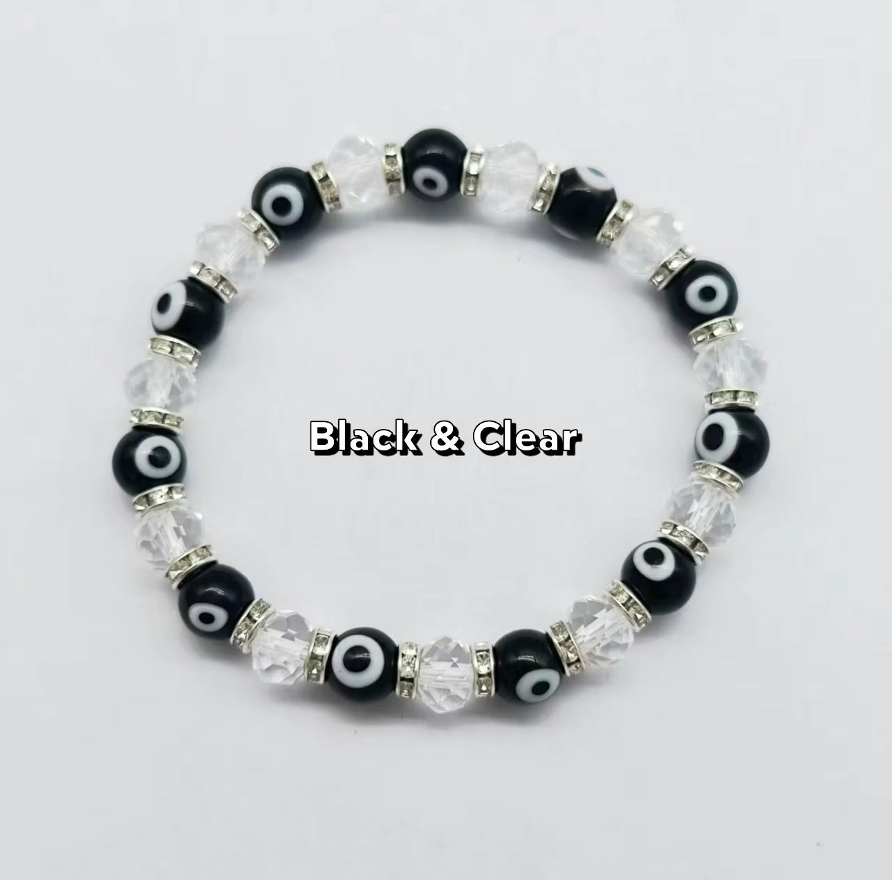 Handmade Evil Eye Beaded Bracelet – Unisex Protection Charm