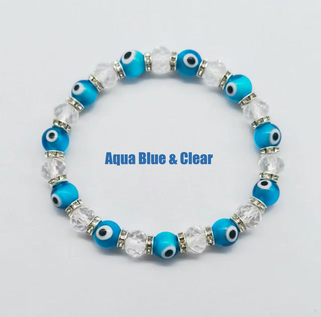 Handmade Evil Eye Beaded Bracelet – Unisex Protection Charm