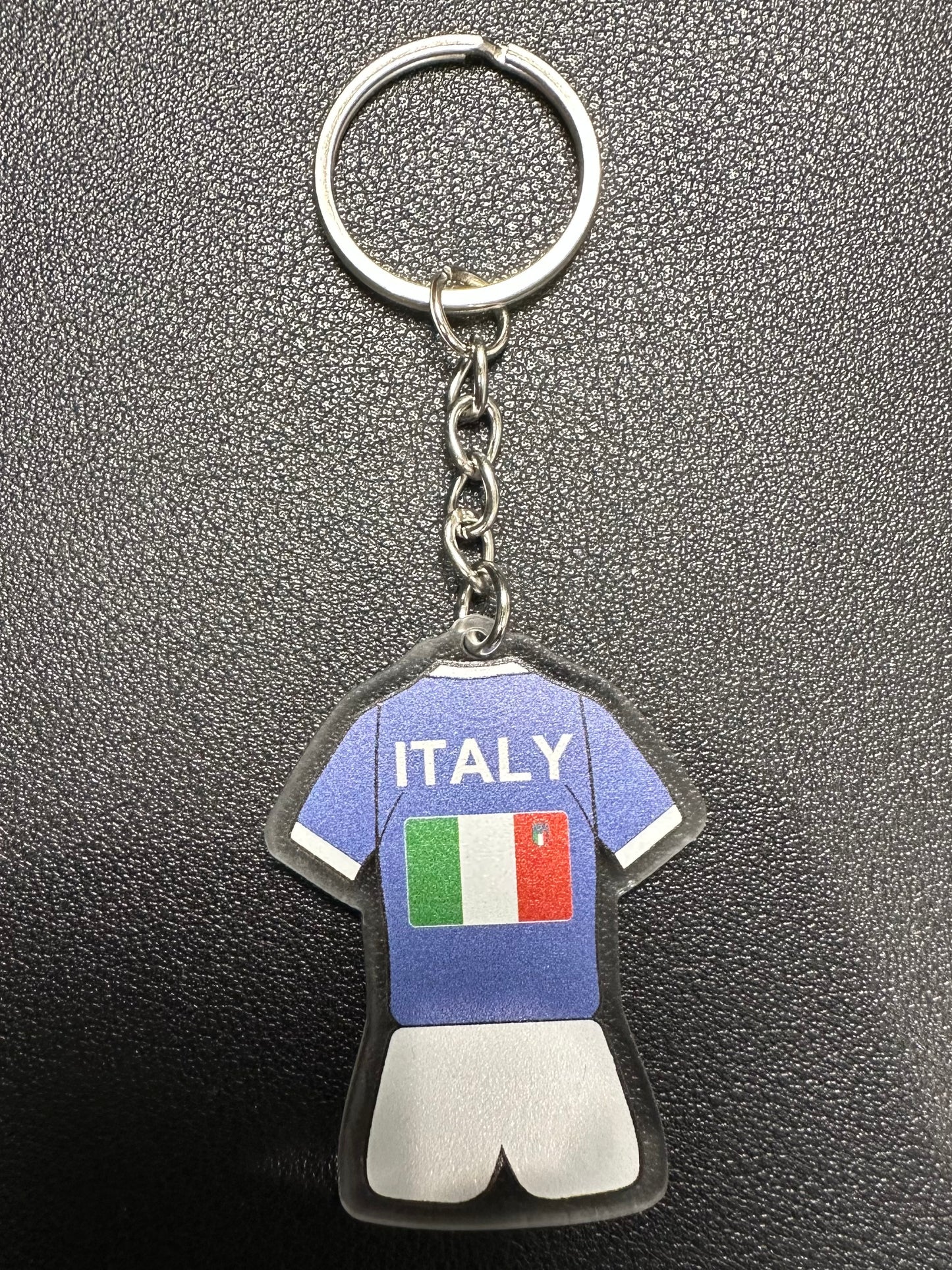 Italian Soccer Acrylic Keychain Charm